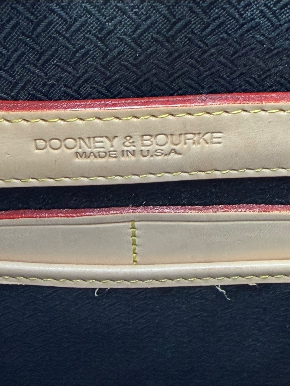 Dooney & Bourke Cabriolet and Vachetta Leather Yellow Bucket Shoulder Purse NEW - Picture 10 of 11